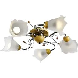 Люстра стельова Brille флористика E14 40W CH (LK-413C/5)