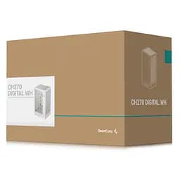 Корпус Deepcool CH270 Digital без БП White (R-CH270-WHNDM0-G-1) - мініатюра 7