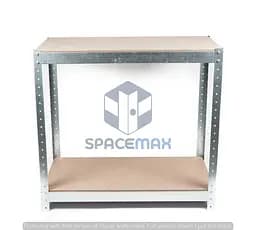 Стелаж металевий 80×65×30 оцинкований самозбірний SPACEMAX - мініатюра 3