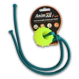 Игрушка AnimAll Fun шар с желтым канатом 8 см