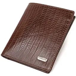 Мужской кожаный кошелек Canpellini 10х11.5х1 см acs0025590