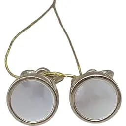 Золотые серьги Платон с перламутром. 2С196/68Б