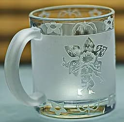 Скляна чашка 320 мл Stranger Things Дивні дива з гравіюванням Подарунок фанату серіалу  Кружка з логотипом векна демогорган