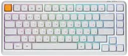 Клавіатура механічна J1 82Key, K pro Red, WL/BT/USB-A, QMK, Hot-swap, EN/UKR, RGB, білий Keychron teh0013899