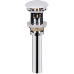 Донний клапан з переливом Qtap PU02O 70x70x227.5 White, Білий