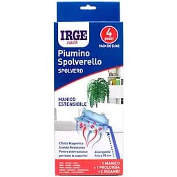 Щетка-магнит телескопическая Irge для сбора пыли + 2 запаски (подходит для Swifter, DM и др.)