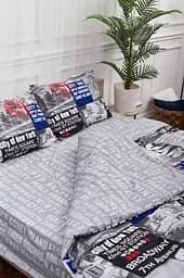 Комплект постільної білизни Moon&Star євро 200х220 наволочки 4х70х70 New York Бязь Gold Люкс - мініатюра 3