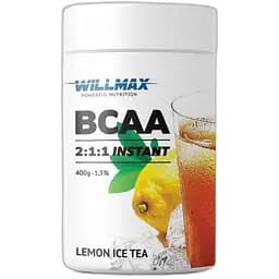 Аминокислота Willmax BCAA 2:1:1 400 грамм Лимонный чай