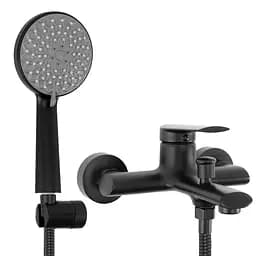 Смеситель для ванны Rea Buzz настенный black REA-B3421 Черный матовый