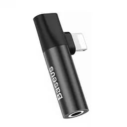 Перехідник адаптер Baseus L43 Lightning Male to 3.5mm+Lightning Female
