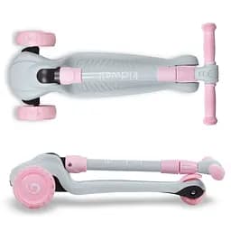 Дитячий самокат Kidwell Jax Gray/Pink (5901130085002) - мініатюра 6