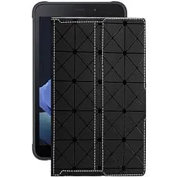 Чехол StatusCASE из экокожи для планшета Samsung Galaxy Tab Active 3 Черный ромб