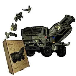 Пазл деревянный HIMARS, А5, Картонная коробка 35 элементов