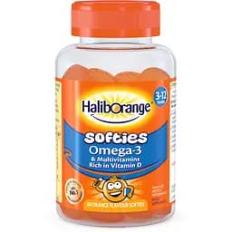 Риб'ячий жир Haliborange Softies Omega-3 & Multivitamin Orange 60 капсул