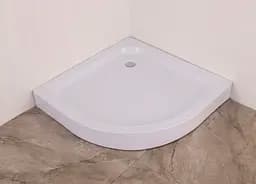 Душова кабіна з низьким піддоном Mixxus Plain SCT02-90x90x195-GR Satin сіре тоноване скло 4мм MI6898, Універсальна, тонований, хром матовий - мініатюра 4