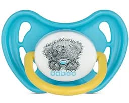 Пустышка силиконовая Baboo Me To You, 6+ мес., голубой, 1 шт. (90411)
