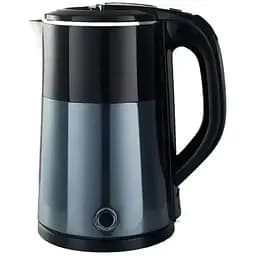 Електрочайник Domotec MS-5029 2 л 2000 Вт Чорний/Синій