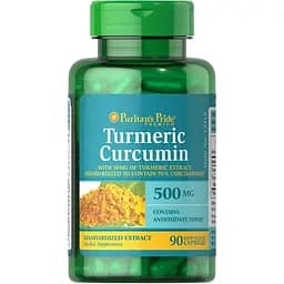 Куркуума Puritan's Pride Turmeric Curcumin 500 mg, 90 капсул