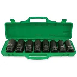 Комплект головок для шиномонтажу ударних довгих 3/4, 24-38 мм 8 од. Toptul hoz0007640