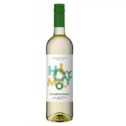 Вино Holy Moly Chardonnay, біле, напівсолодке, 0%, 0,75 л
