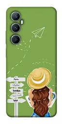 Чехол Demsky Travel girl для Realme C65 4G