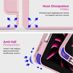 Чохол ArmorStandart Y-Type PEN для Apple iPad Air 10.9` (2020-2022)/Air 11` (2024-2026)/Pro 11` (2020-2022) Pink (ARM77529) [142403] - мініатюра 6