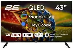 Телевізор 2E 2E-43A77Q 4K Google TV Wi-Fi