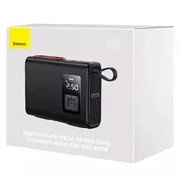 Автомобільний насос Baseus Mega EnergyPump Series Dual Cylinder 6000 mAh (CRNL060001) Black - мініатюра 6