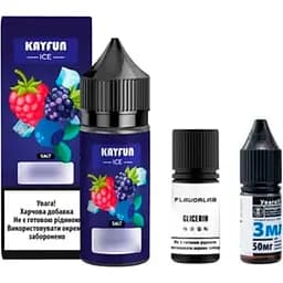 Набір компонентів для самозамісу сольової заправки Flavorlab Kayfun Ice Melon Watermelon Диня Кавун 30 мл, 0-50 мг (18734)