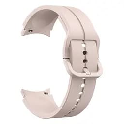 Ремінець для Samsung Galaxy Watch 5 40mm - рожево-бежевий ширина кріплення 20мм силікон розмір L Watchbands Five Classic (W10-6WB66250038) - мініатюра 2