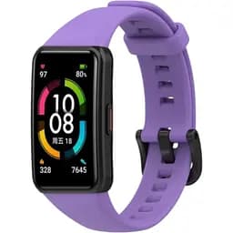 Ремінець DK Silicone Sport Band Classic для Honor Band 6 / 7 (011342) (viola)