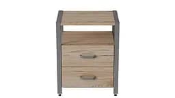 Тумба універсальна Ferrum-decor Вів'єн 2/2 50x41x40 сірий ДСП Дуб Сан-Марино 16мм (FRD-104167) - мініатюра 7