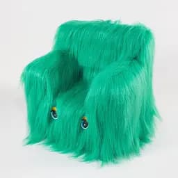 Детский Стульчик Пушистик 43см зелёный