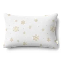 Дитяча постільна білизна фланель Cosas SNOWFLAKES GOLD CS2 110х140см (Flannel_SnowflakesGold_El80-12Caramel_140) - мініатюра 4