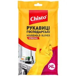 Рукавички латексні Chisto Strong XL 1 пара