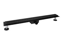 Линейный трап Qtap Taurus FA800MBLA из нержавеющей стали, с сухим затвором QTTAUFA800MB