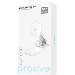 Бездротовий зарядний пристрій Proove Energy Fold 3 in 1 White (WSEF15010002) [99594] - мініатюра 5