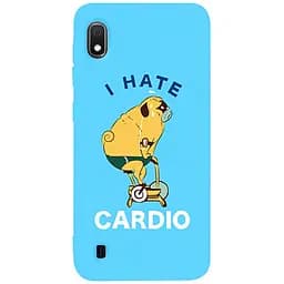 Чохол-накладка Toto Matt TPU 2 mm Print Case Samsung Galaxy A10 #5 Hate Cardio Sky Blue
