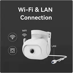 IP-камера Xiaomi iMiLab EC5 Outdoor Floodlight Camera 360° 2K зовнішня (CMSXJ55A) - мініатюра 3