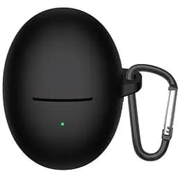 Чехол-накладка DK для Huawei FreeBuds 6 | Silicone Candy Friendly с карабином (black)