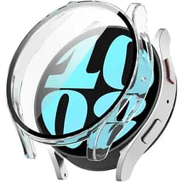 Чехол-накладка DK Пластик Gloss Glass Full Cover для Samsung Galaxy Watch6 (R940 / R945) 44mm (clear)