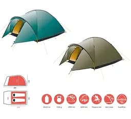 Намет Grand Canyon Topeka 2 Capulet Olive (330005) (DAS301590) - мініатюра 11
