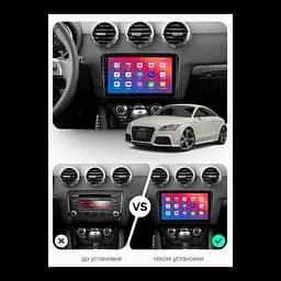 Штатний головний пристрій EasyGo AD901-F50 9 inch Audi TT 8J 2006-2014, TT RS 8J 2009-2014, TTS 8J 2008-2013 - мініатюра 2