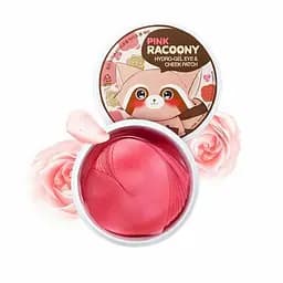 Гідрогелеві патчі для очей та вилиць Secret Key Pink Racoony, 60 шт. - мініатюра 2