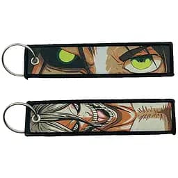 Брелок тканевый Атака титанов Эрен Йегер Attack on Titan Eren Yeager 10 см