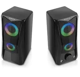Колонки 2.0 S-107 Black 2 x 3 Вт REAL-EL teh0021035 - мініатюра 5