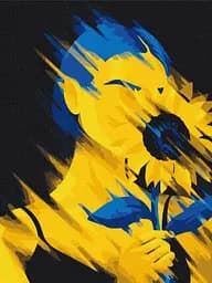 Картина по номерам на подрамнике Brushme Мы расцветем! Полина Скурихина