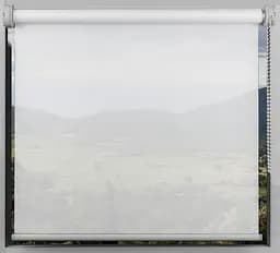 Тканинний ролет напівпрозора тканина Opal Білий 210*350