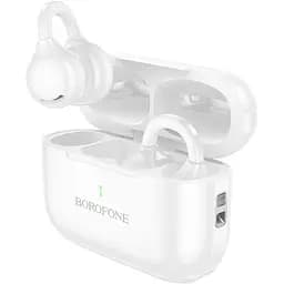 Бездротові TWS навушники Borofone BW95 Cancion clip-on White