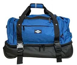 Дорожня сумка на колесах маленька S Lee Cooper 41650 поліестер Синій